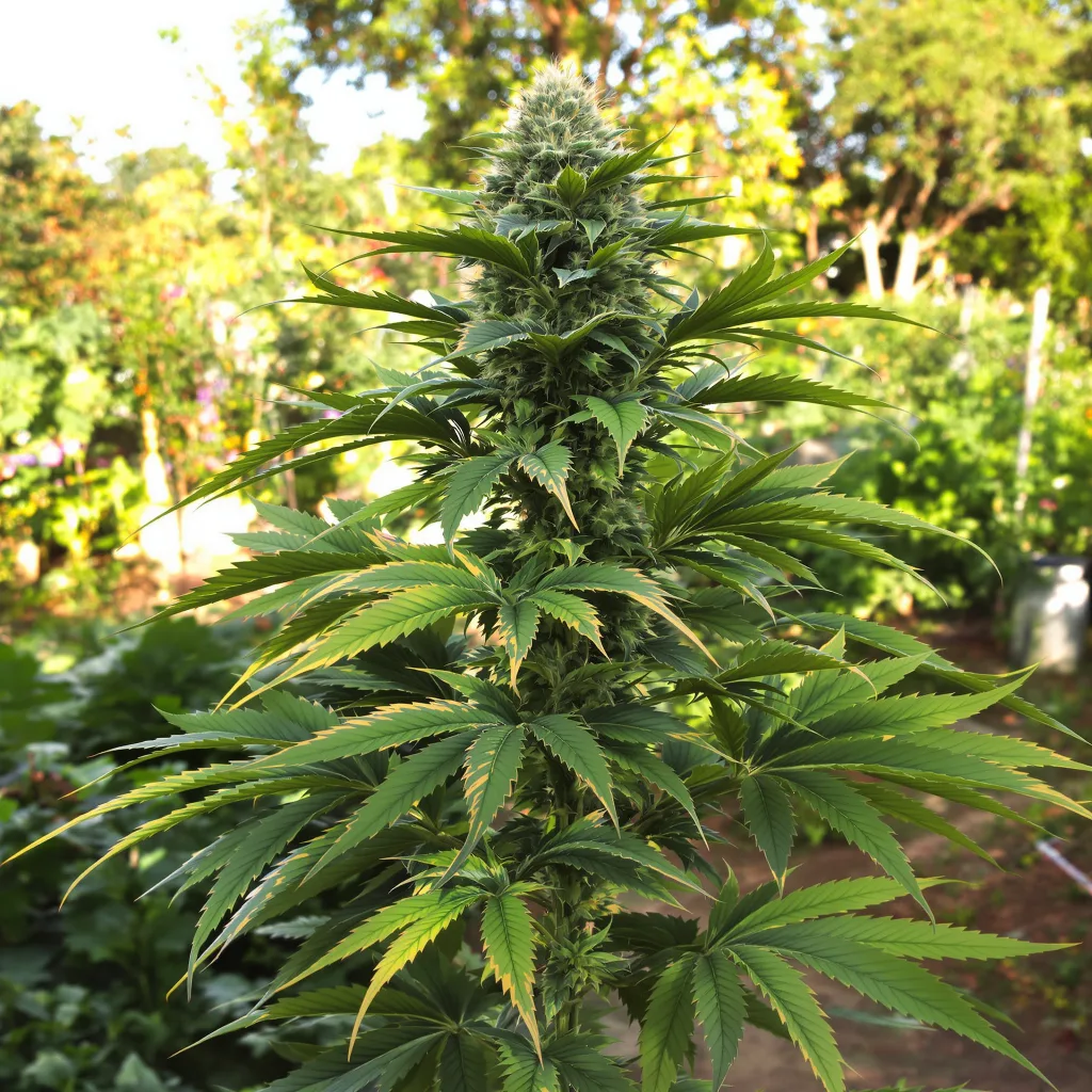 Blackberry Bubble 86% indica / 14% sativa — fleur avec trichomes visibles