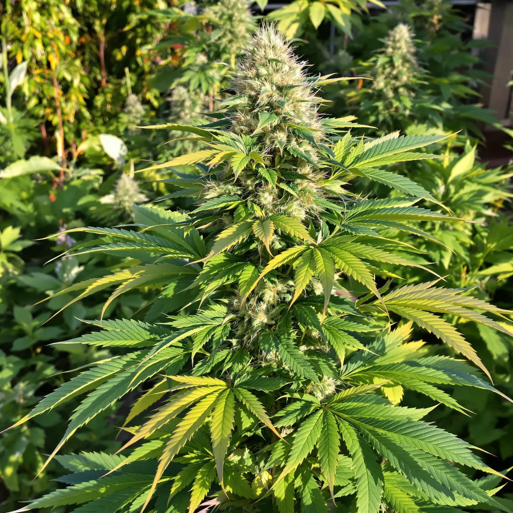 Blackberry Kush 80% indica / 20% sativa — fleur avec trichomes visibles
