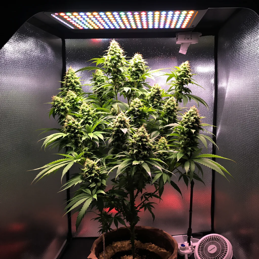 Plante de cannabis Blackberry Pie en floraison — 120-180 cm féminisée
