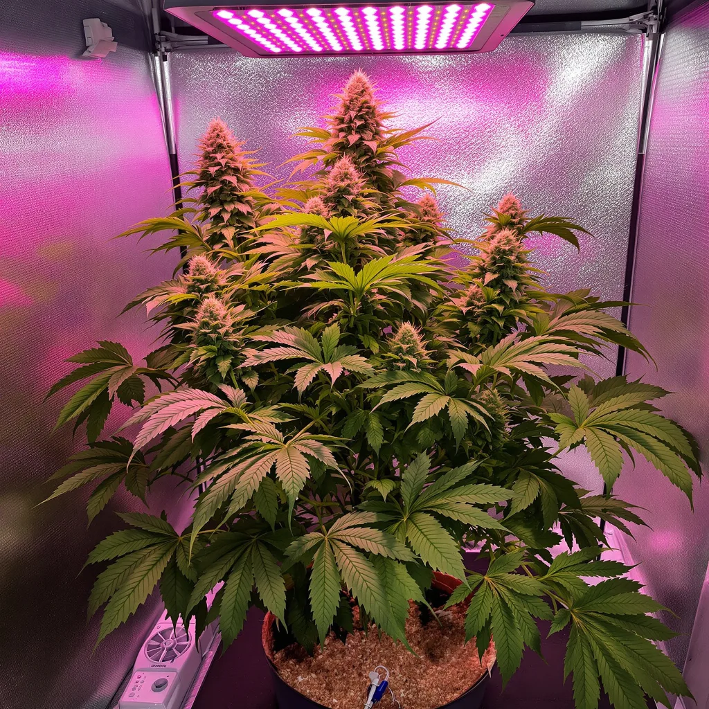 Plante de cannabis Blackberry Rhino en floraison — 90-130 cm féminisée