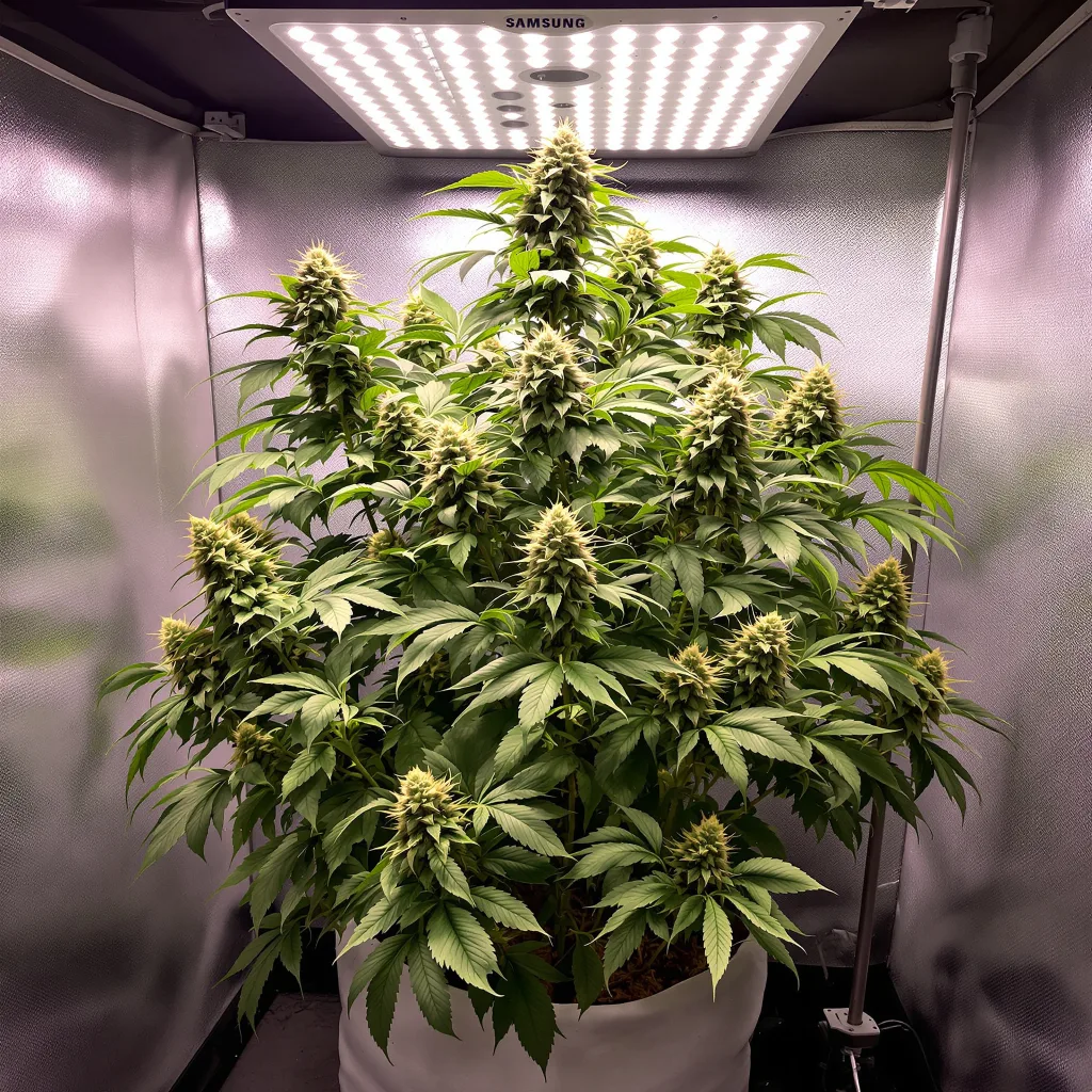 Plante de cannabis Blackwater en floraison — 90-130 cm féminisée