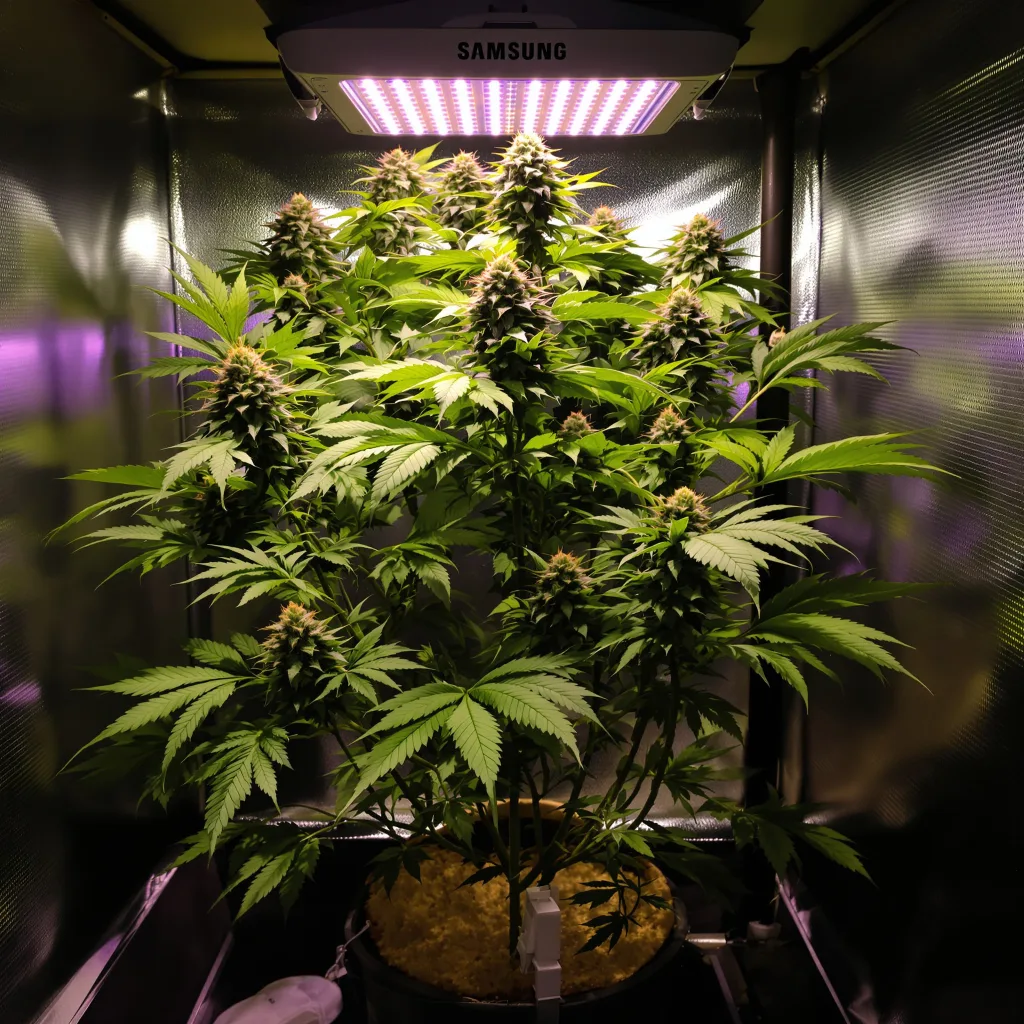 Plante de cannabis Blue Afghani en floraison — 90-130 cm féminisée