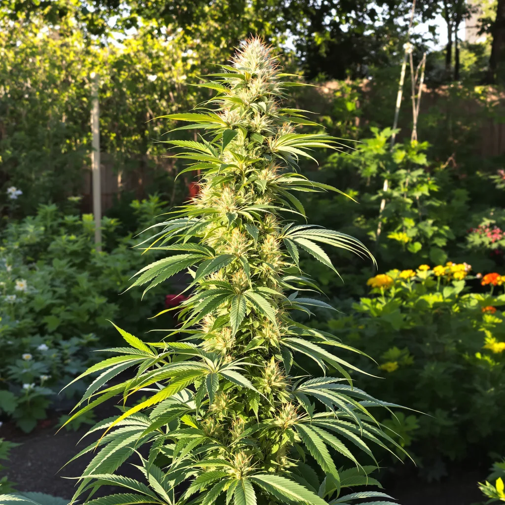 Blue Cinex 23% indica / 77% sativa — fleur avec trichomes visibles