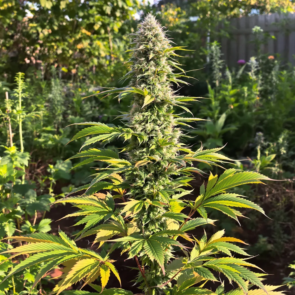 Blue Cookies 60% indica / 40% sativa — fleur avec trichomes visibles