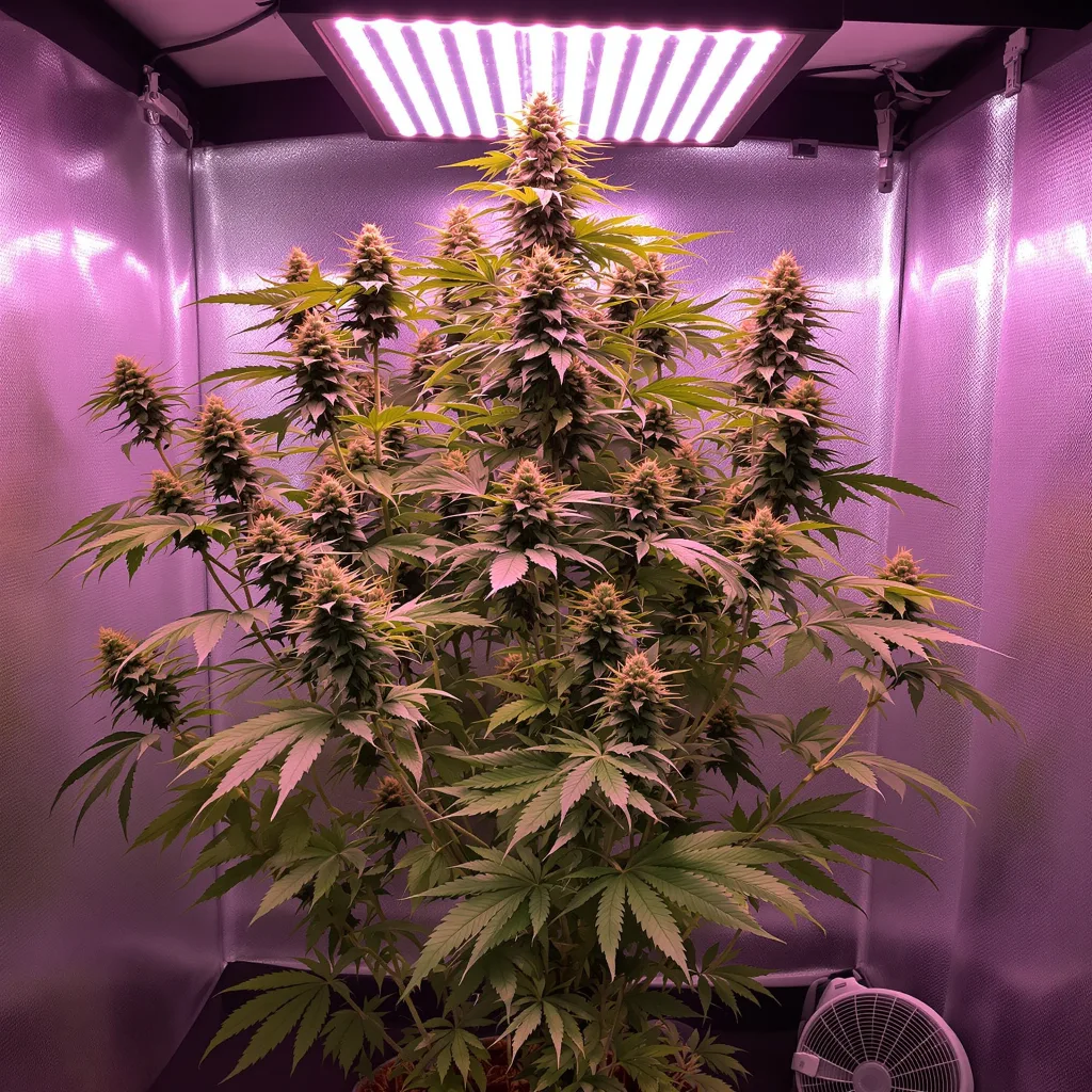 Plante de cannabis Blue Diamond en floraison — 150-200 cm féminisée