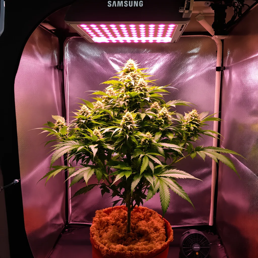 Plante de cannabis Blue Dynamite en floraison — 60-100 cm autofloraison
