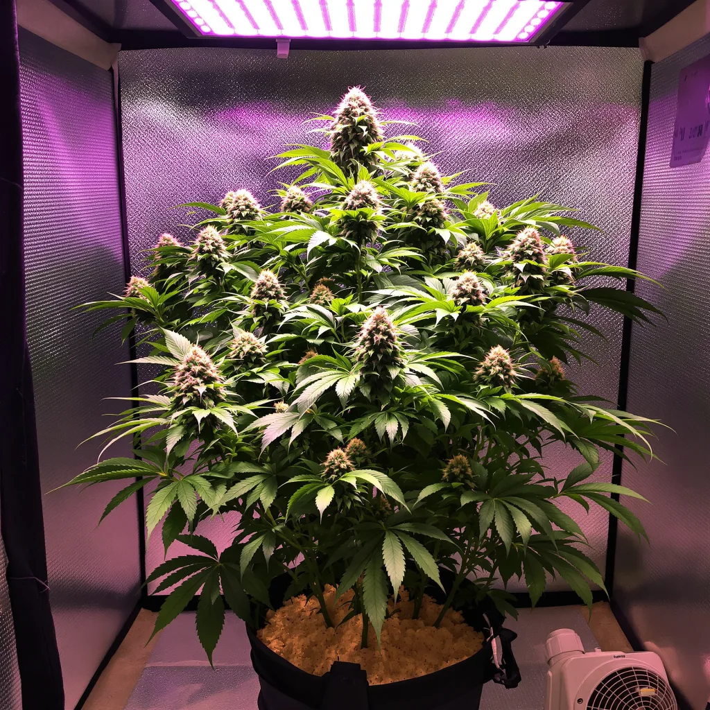 Plante de cannabis Blue Dynamite en floraison — 90-130 cm féminisée