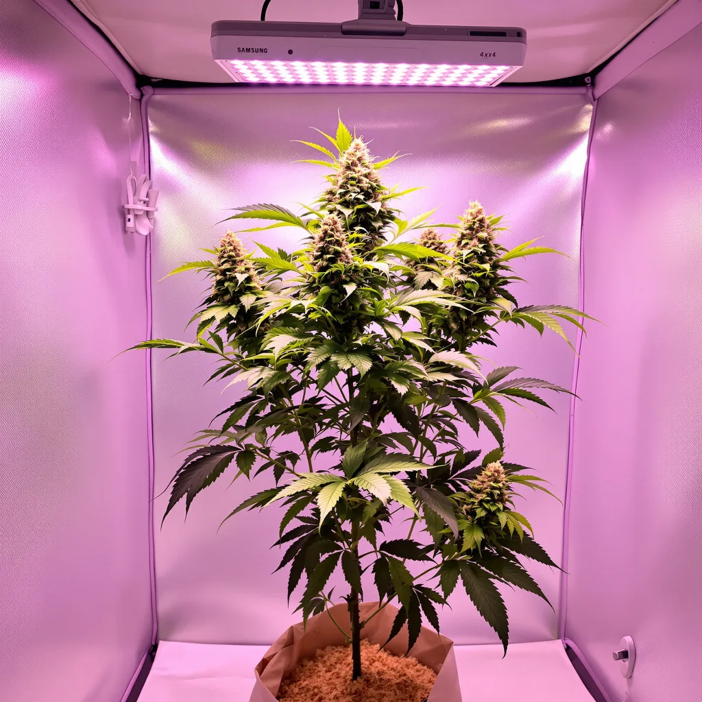 Plante de cannabis Blue Fruit en floraison — 60-100 cm autofloraison