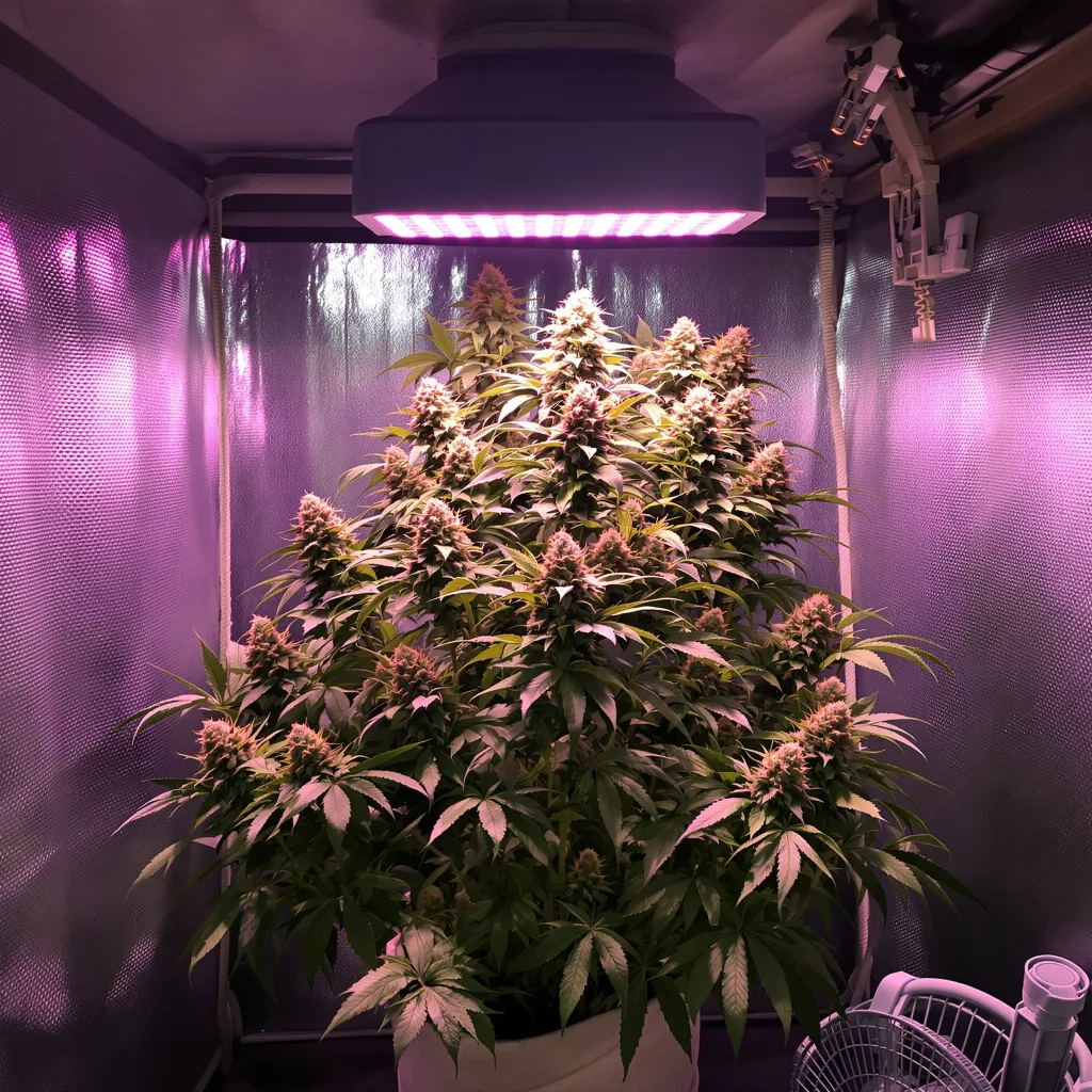 Plante de cannabis Blue Galaxy en floraison — 60-100 cm autofloraison