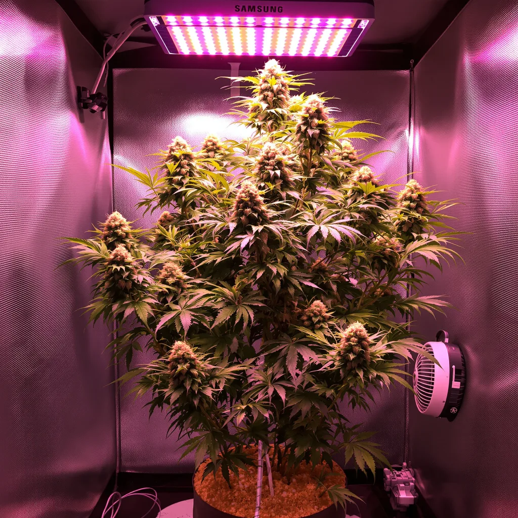 Plante de cannabis Blue Goo en floraison — 120-180 cm féminisée