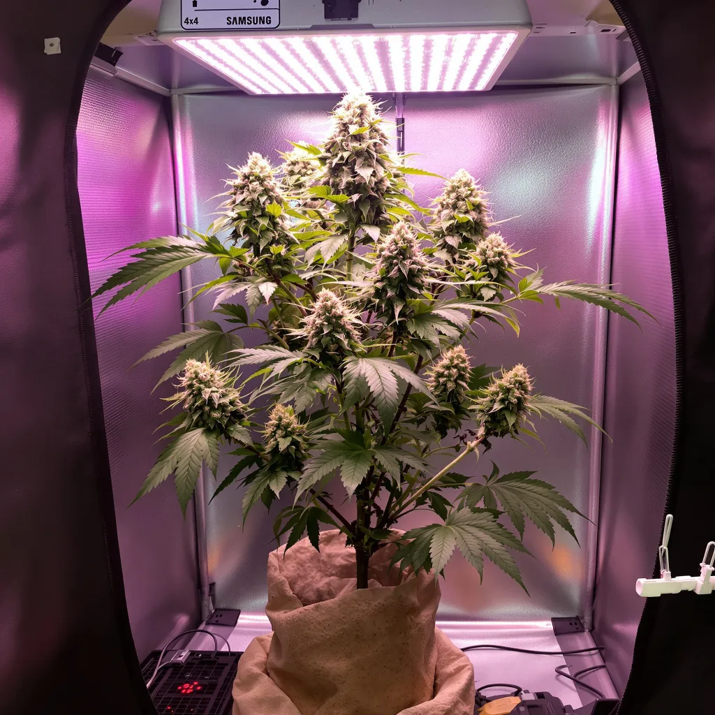 Plante de cannabis Blue Hawaiian en floraison — 120-180 cm féminisée
