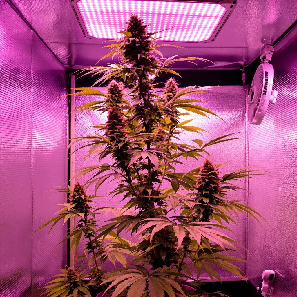 Plante de cannabis Blue Kiss en floraison — 60-100 cm autofloraison