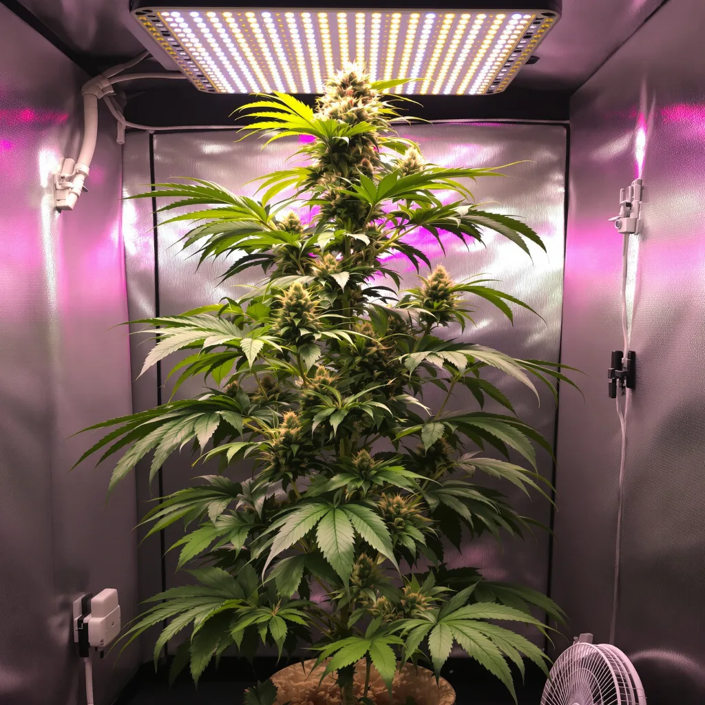 Plante de cannabis Blue Kiss en floraison — 150-200 cm féminisée