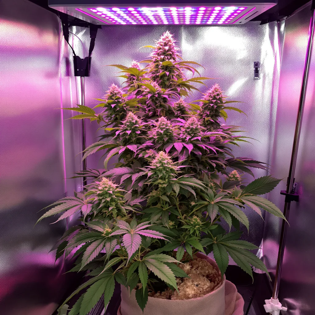 Plante de cannabis Blue Knight en floraison — 90-130 cm féminisée