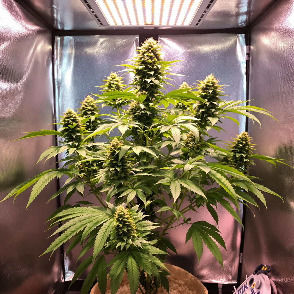 Plante de cannabis Blue Magoo en floraison — 90-130 cm féminisée