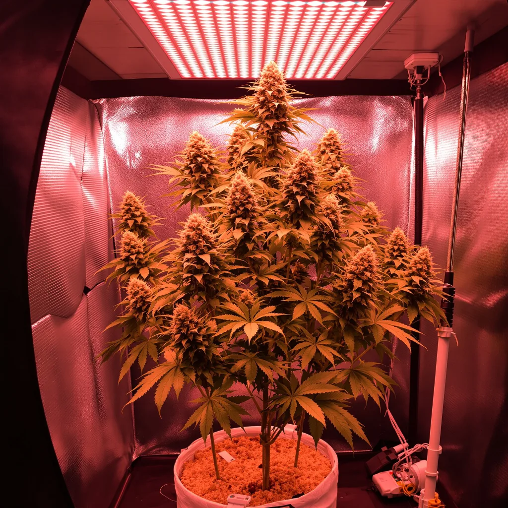Plante de cannabis Blue Mango en floraison — 60-100 cm autofloraison