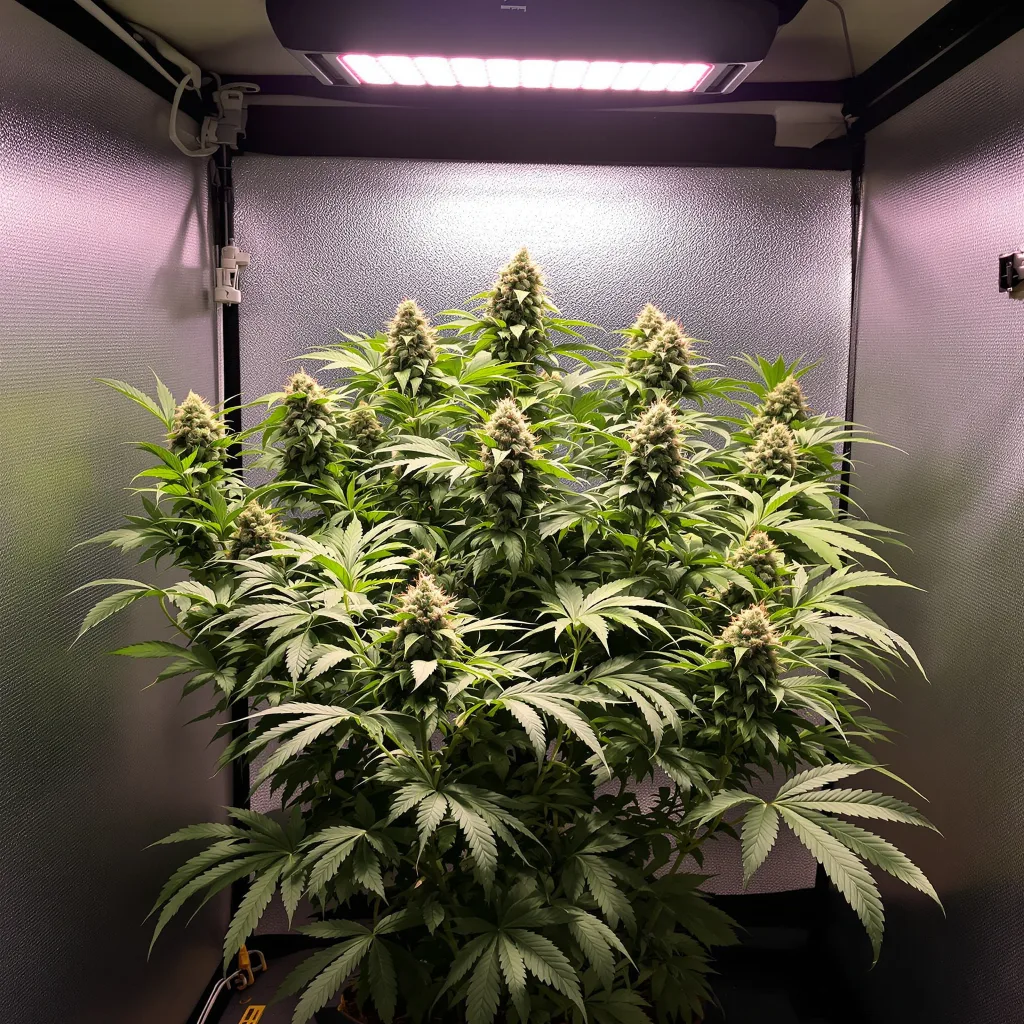 Plante de cannabis Blue Monster en floraison — 90-130 cm féminisée