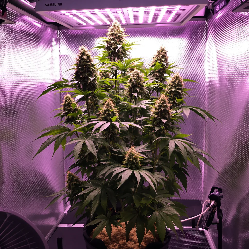 Plante de cannabis Blue Moon Rocks en floraison — 90-130 cm féminisée