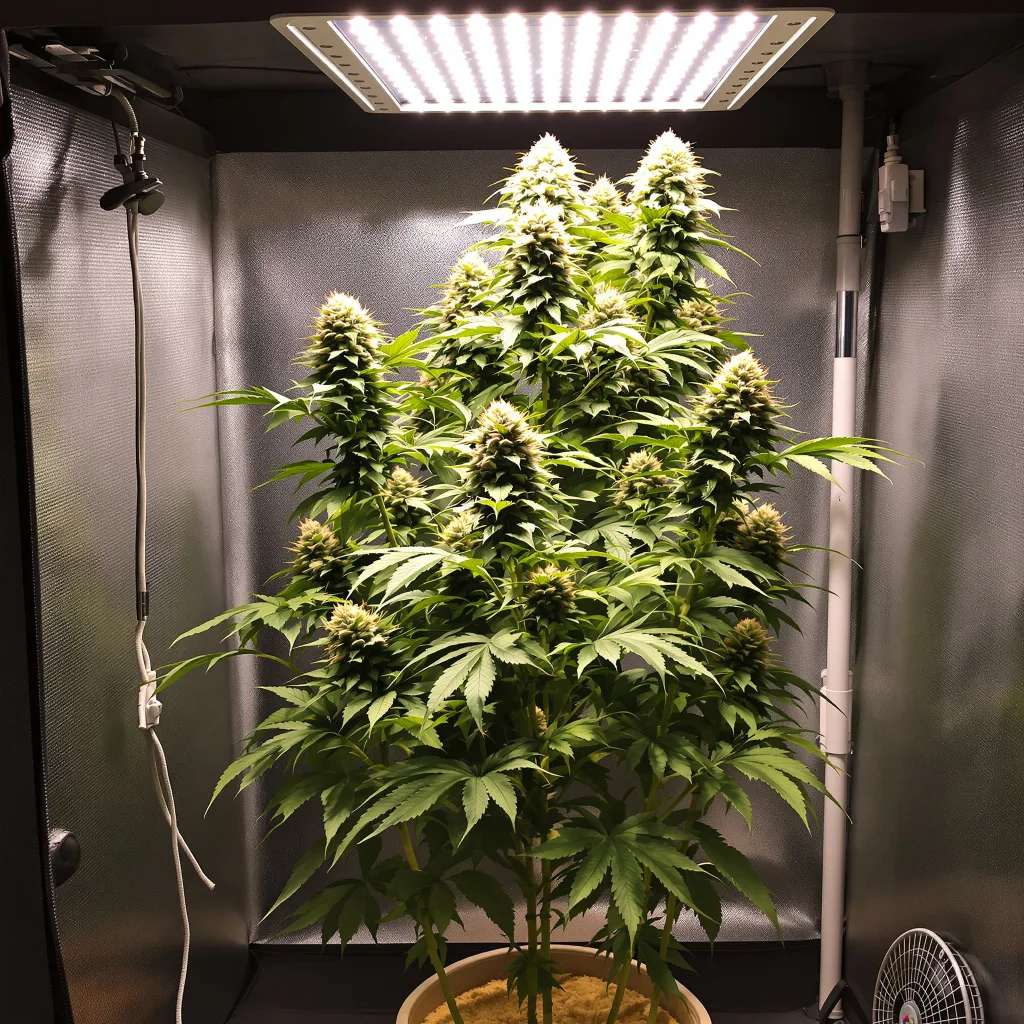 Plante de cannabis Blue Power en floraison — 120-180 cm féminisée