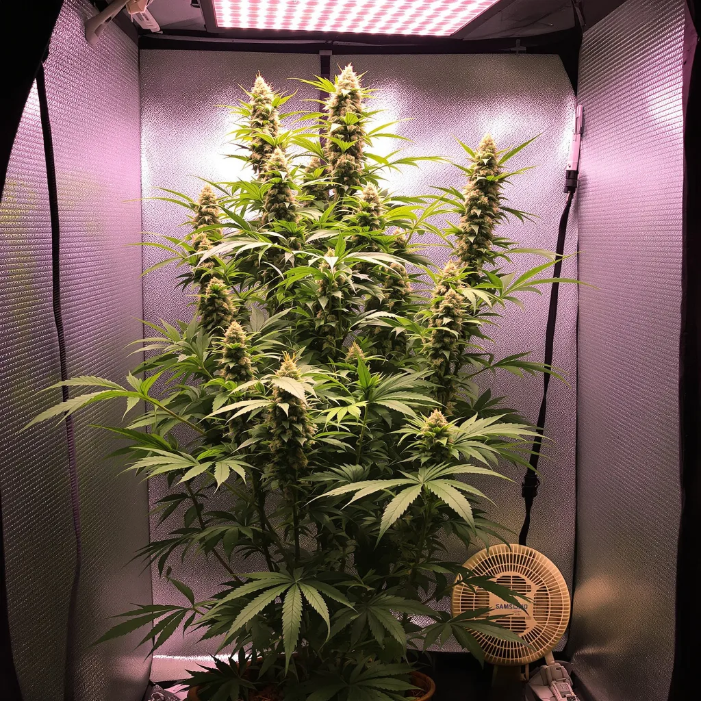 Plante de cannabis Blue Princess en floraison — 150-200 cm féminisée