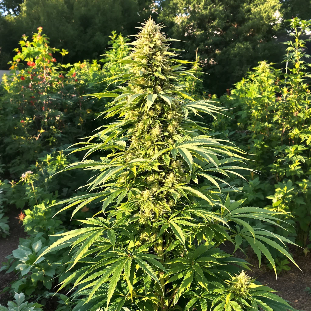 Blue Princess 5% indica / 95% sativa — fleur avec trichomes visibles