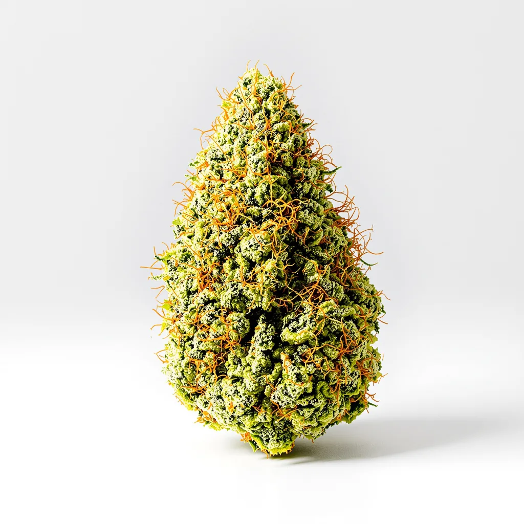 Blue Princess 5% indica / 95% sativa — fleur avec trichomes visibles