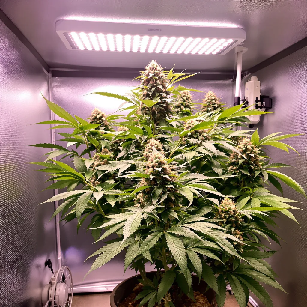 Plante de cannabis Blue Zombie en floraison — 60-100 cm autofloraison
