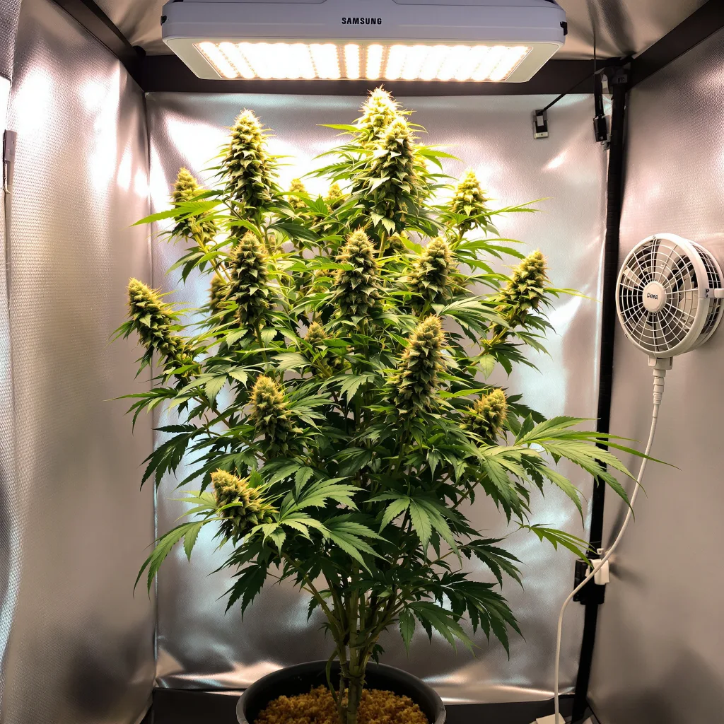 Plante de cannabis Blueberry AK en floraison — 120-180 cm féminisée