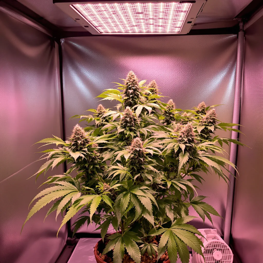 Plante de cannabis Blueberry Gusto en floraison — 60-100 cm autofloraison