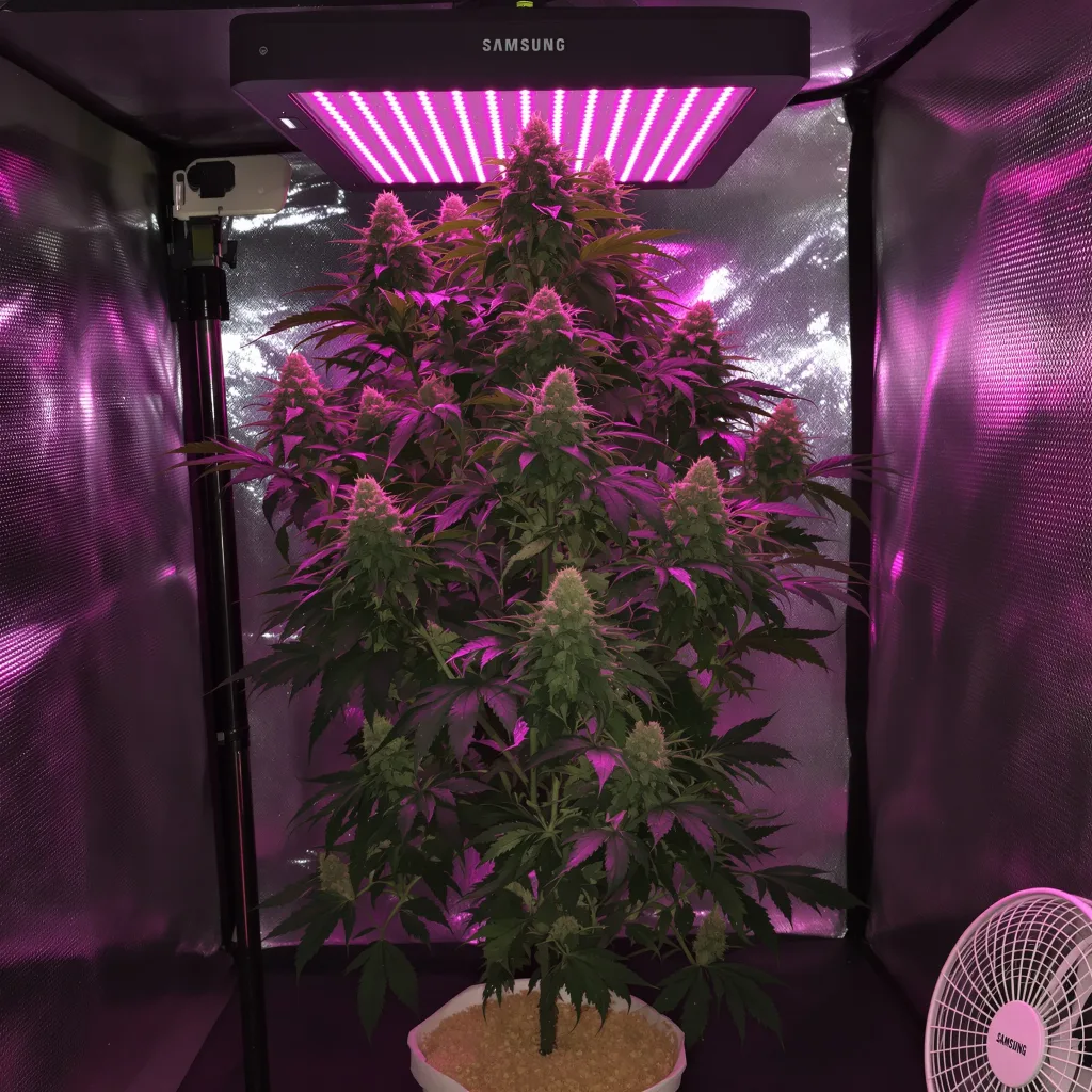 Plante de cannabis Blueberry Haze en floraison — 60-100 cm autofloraison