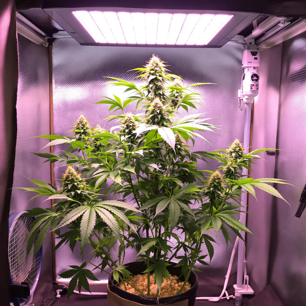Plante de cannabis Blueberry Skunk en floraison — 90-130 cm féminisée