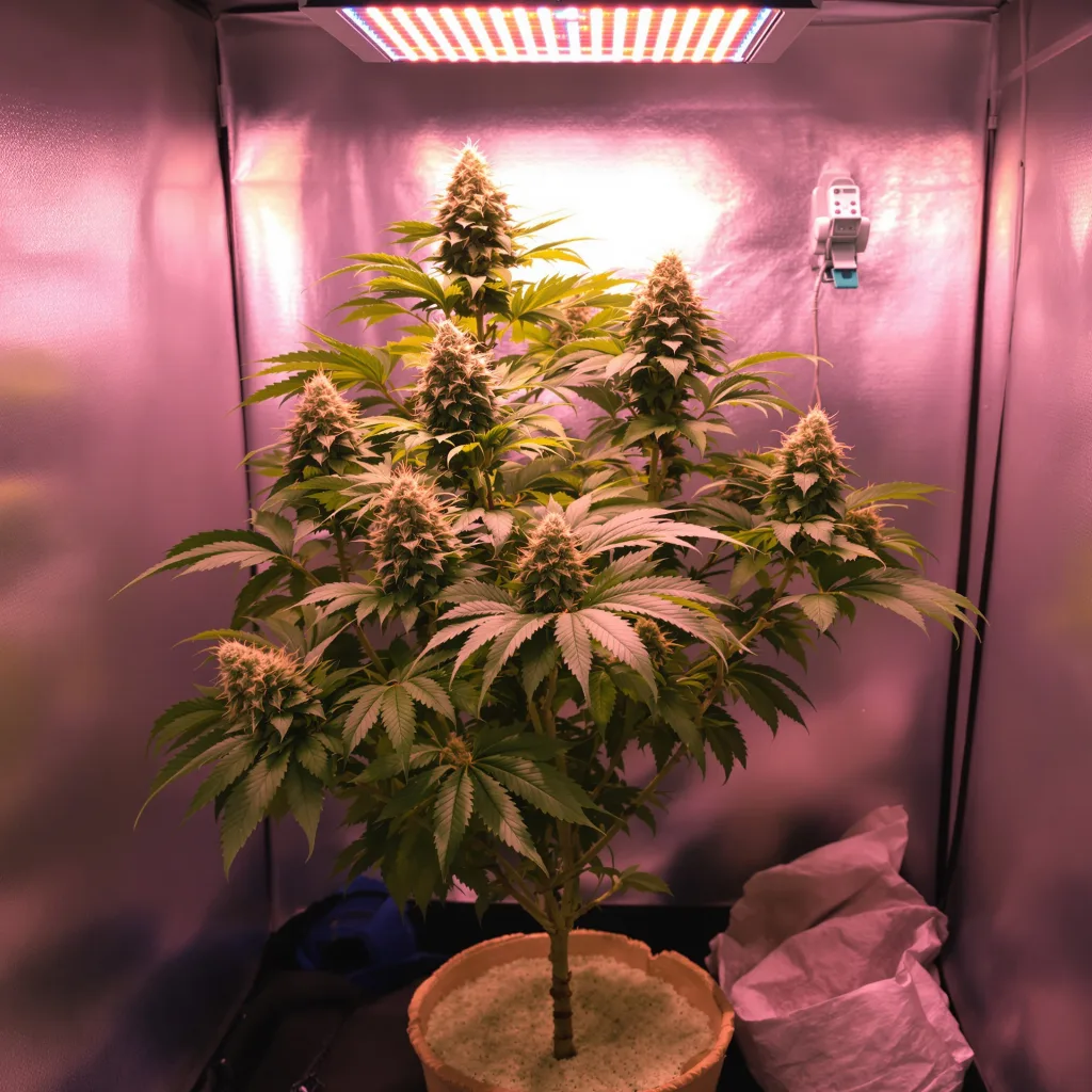 Plante de cannabis Blueberry Waltz en floraison — 90-130 cm féminisée