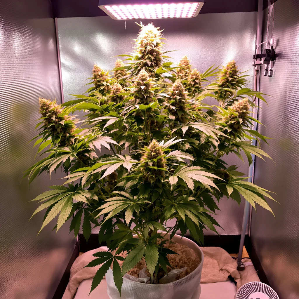 Plante de cannabis Brand X en floraison — 90-130 cm féminisée