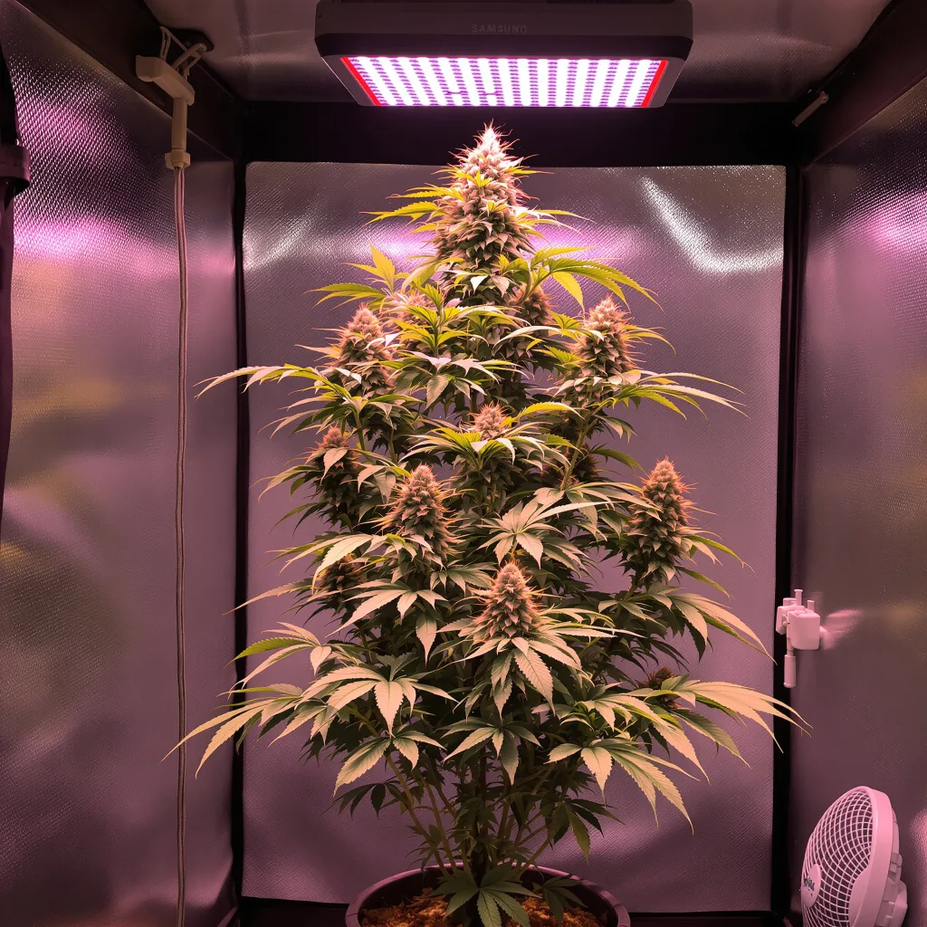 Plante de cannabis Bruce Almighty en floraison — 150-200 cm féminisée