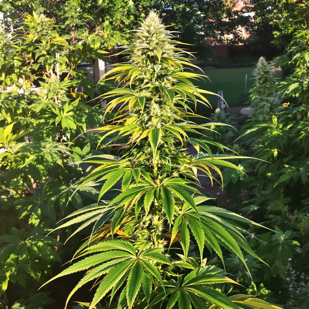 Bruce Banner #3 20% indica / 80% sativa — fleur avec trichomes visibles
