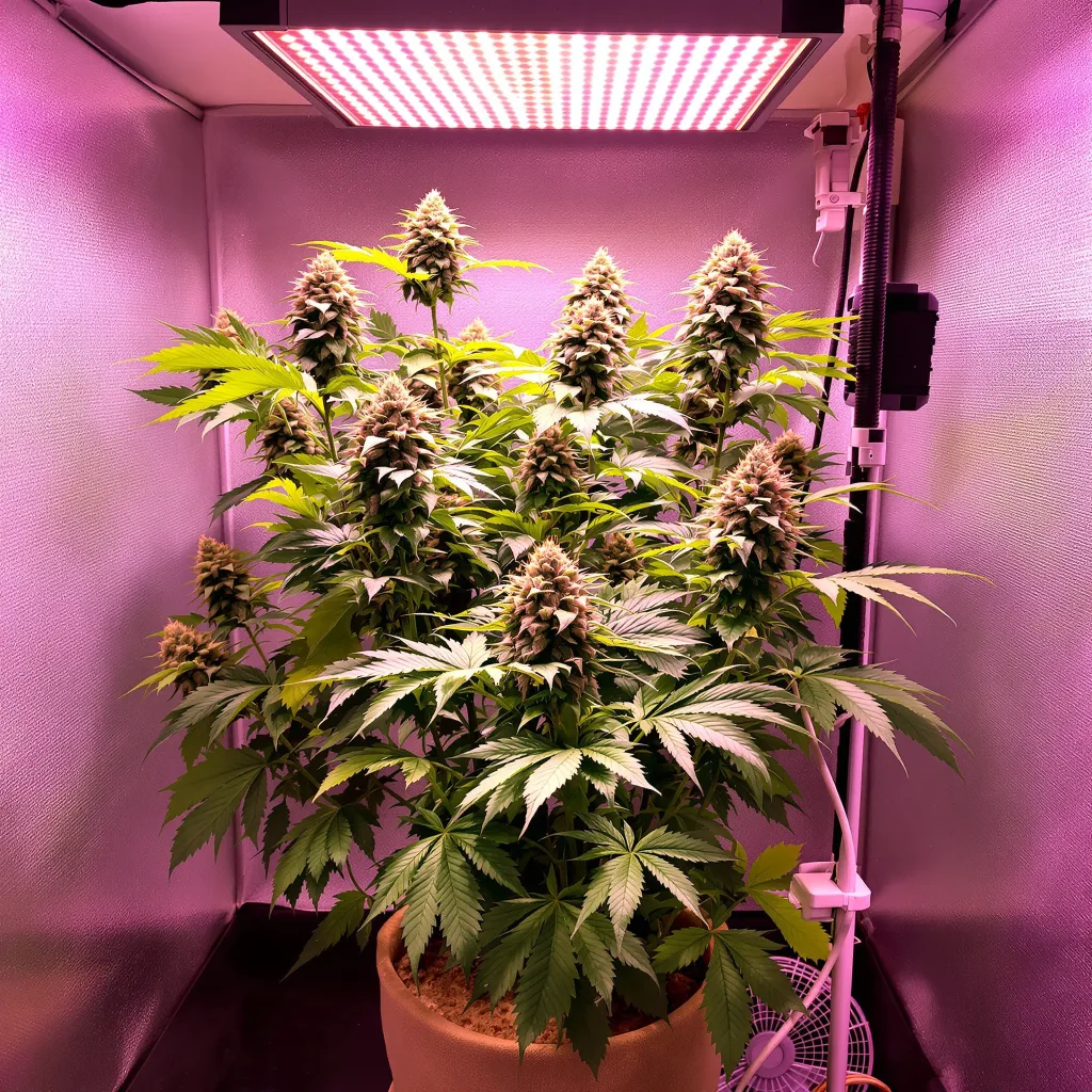 Plante de cannabis Bubba Gift en floraison — 90-130 cm féminisée
