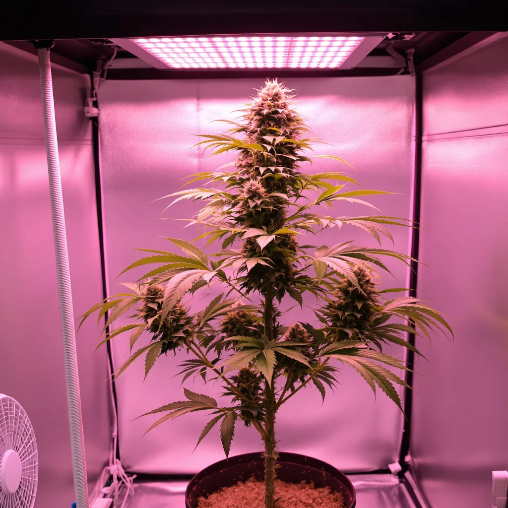 Plante de cannabis Bubba Kush en floraison — 60-100 cm autofloraison