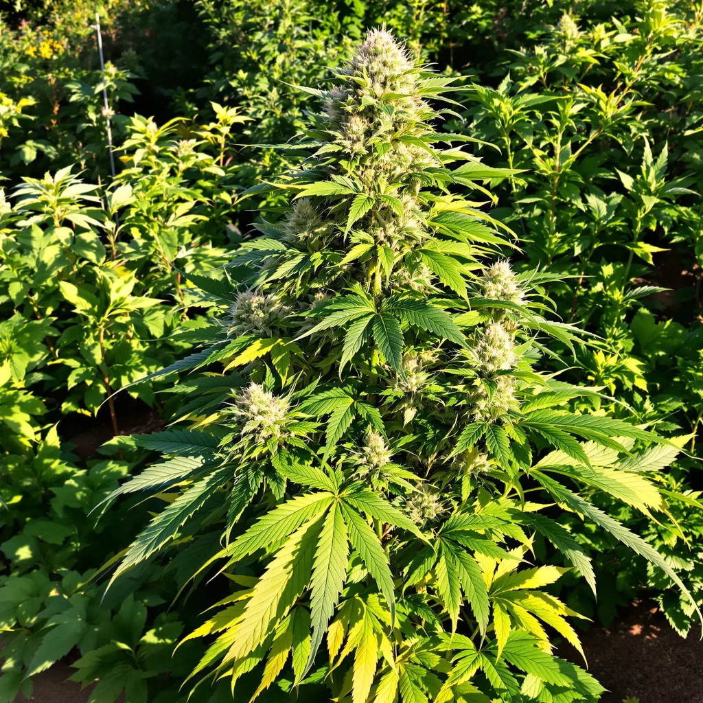 Bubba Kush 80% indica / 20% sativa — fleur avec trichomes visibles