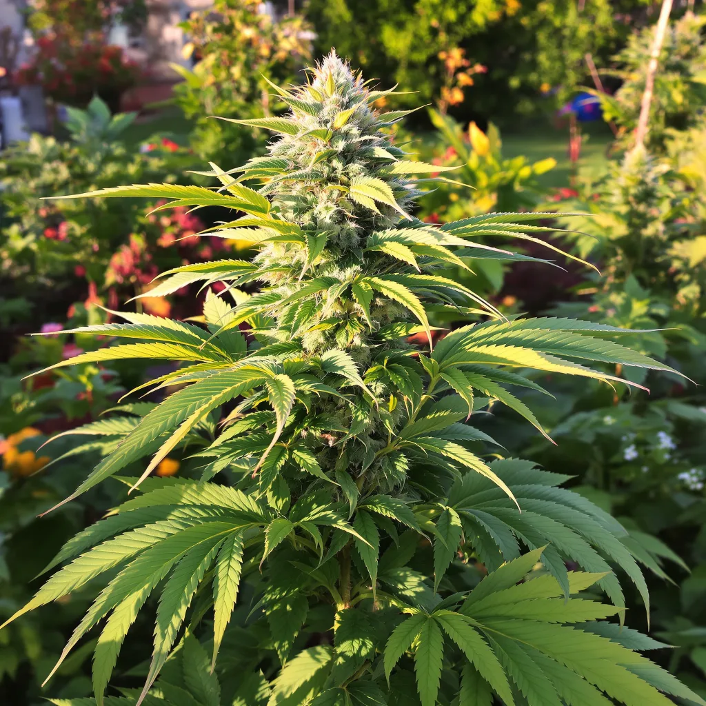 Bubba OG 80% indica / 20% sativa — fleur avec trichomes visibles