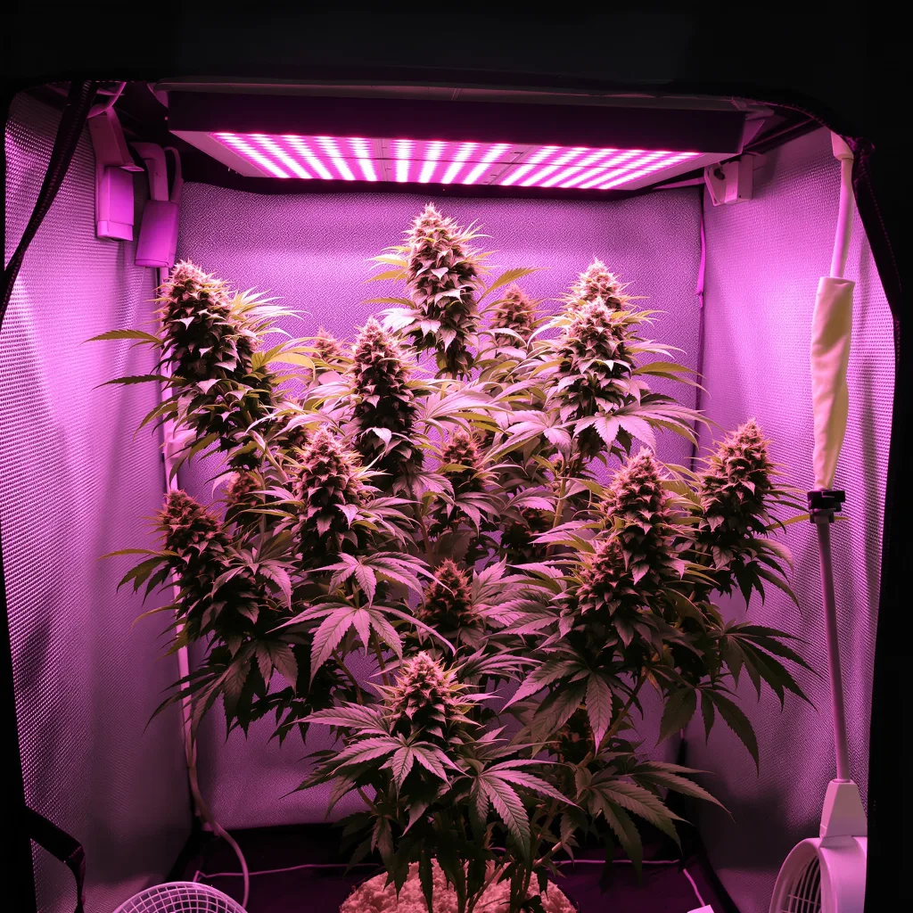 Plante de cannabis Bubba Tom Hayes en floraison — 120-180 cm féminisée