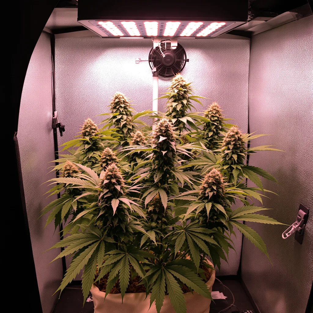 Plante de cannabis Bubble Cheese en floraison — 90-130 cm féminisée