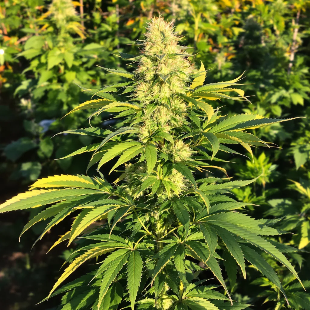 Bubble Cheese 70% indica / 30% sativa — fleur avec trichomes visibles