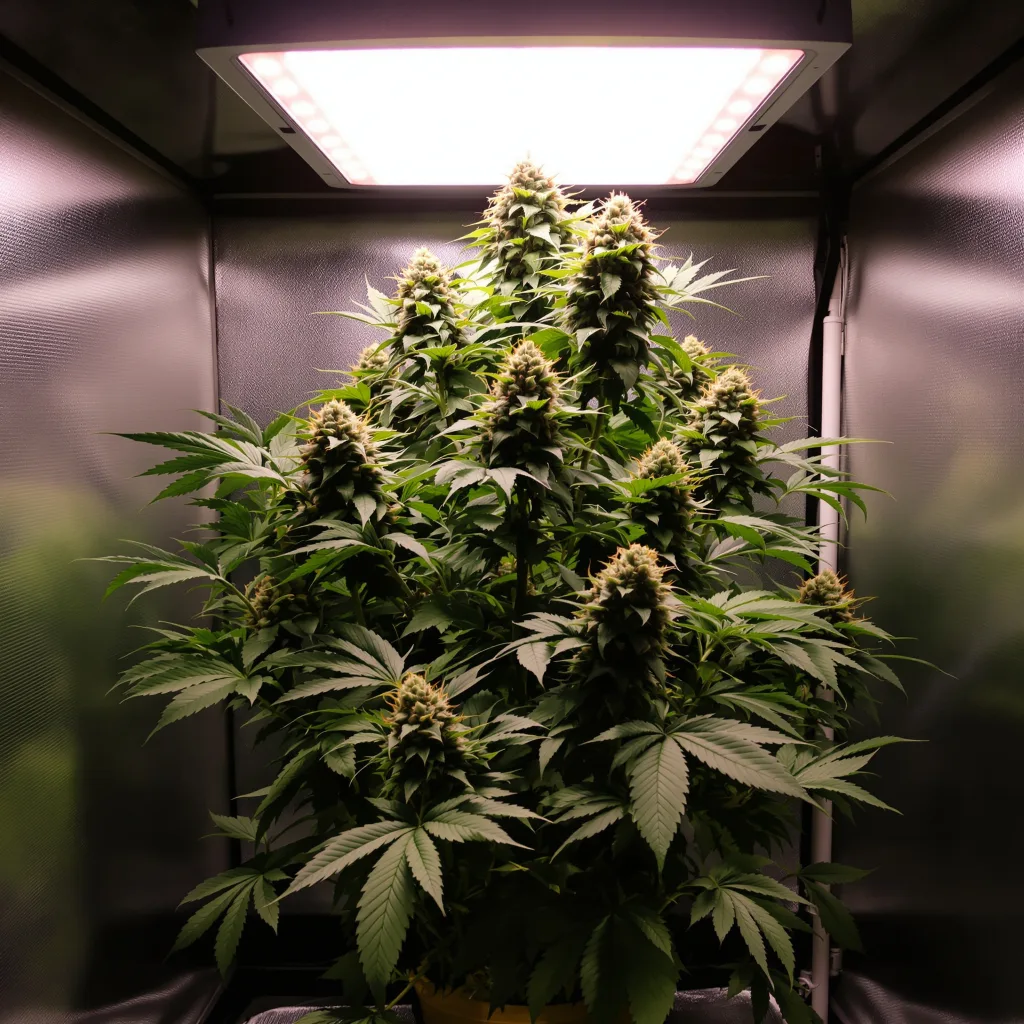 Plante de cannabis Bubblegum en floraison — 60-100 cm autofloraison