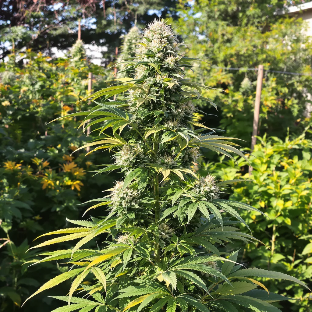 Bubblegum 59% indica / 41% sativa — fleur avec trichomes visibles