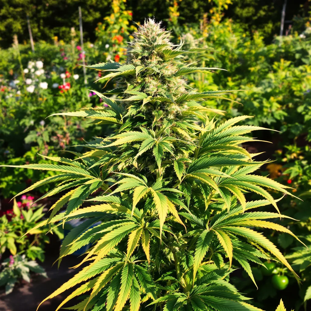Bubblegum Kush 80% indica / 20% sativa — fleur avec trichomes visibles