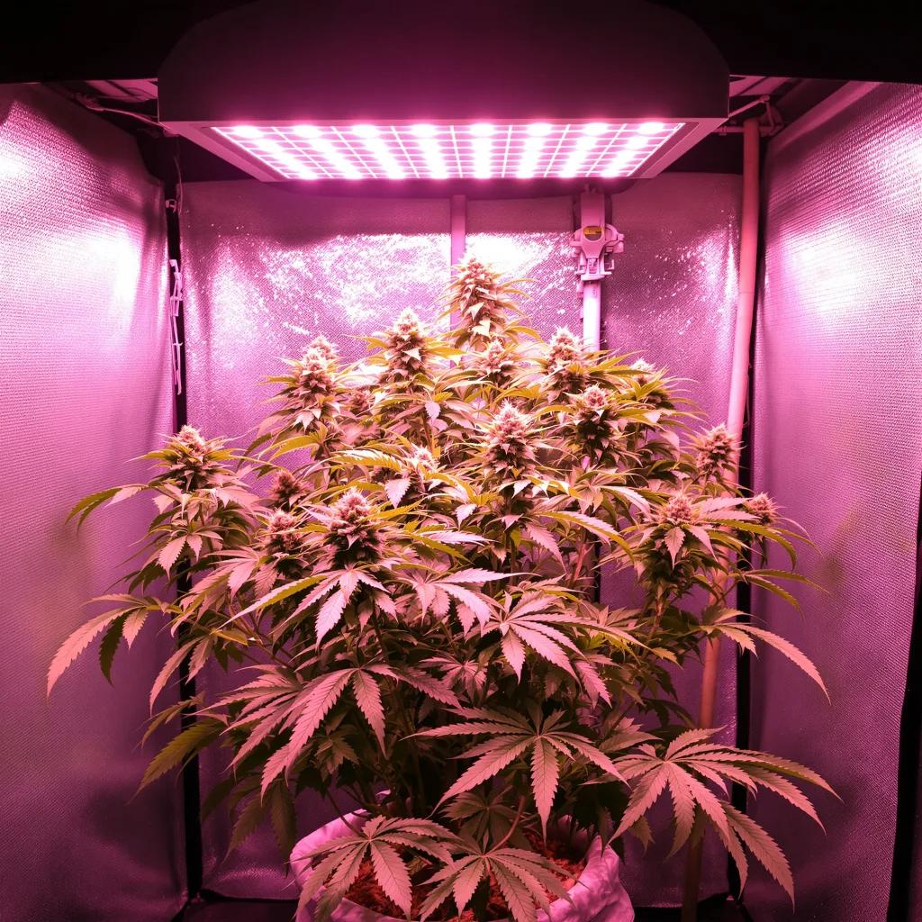 Plante de cannabis Buddha's Sister en floraison — 90-130 cm féminisée