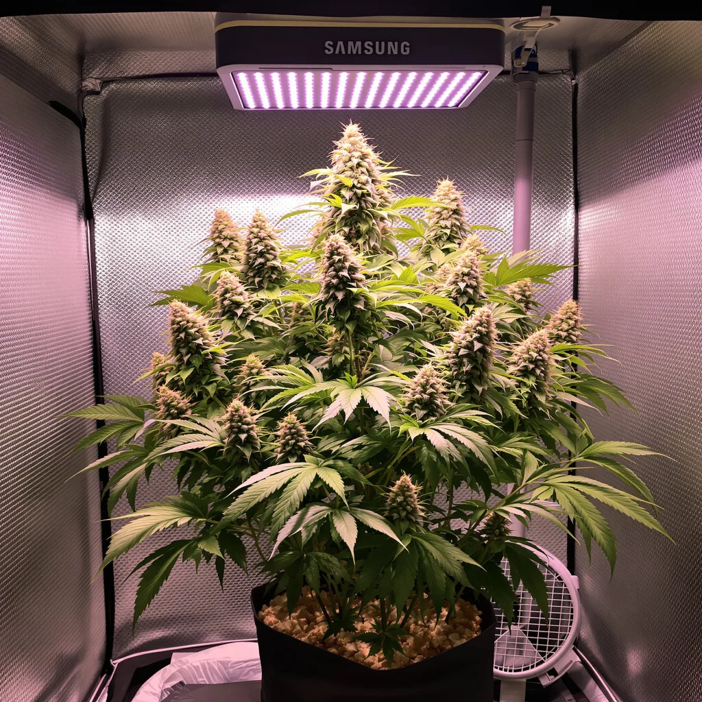 Plante de cannabis Burkle en floraison — 90-130 cm féminisée