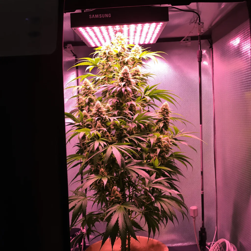 Plante de cannabis Butterscotch en floraison — 150-200 cm féminisée