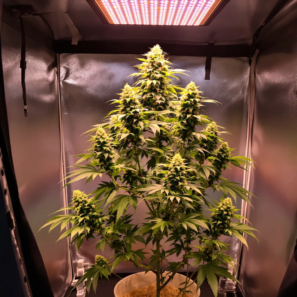 Plante de cannabis C4 en floraison — 120-180 cm féminisée