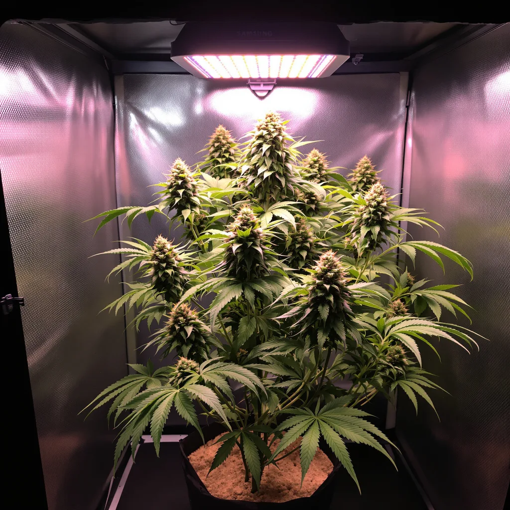 Plante de cannabis Caffeine Bomb en floraison — 90-130 cm féminisée